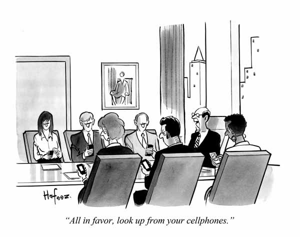 Cartoon – Modern Meetings | HENRY KOTULA